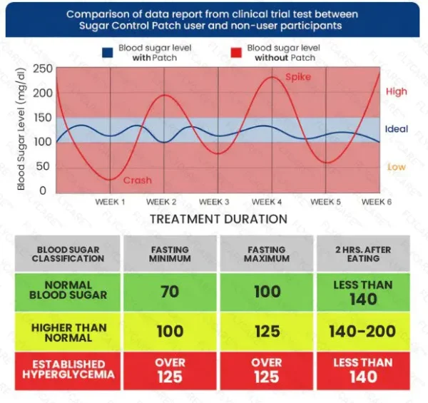 FLYCARE™ Blood Sugar Control Patch