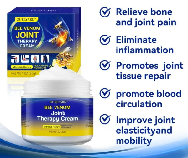 Ourlyard™ Bee Venom Joint Therapy Cream: Relieve stiffness and swelling