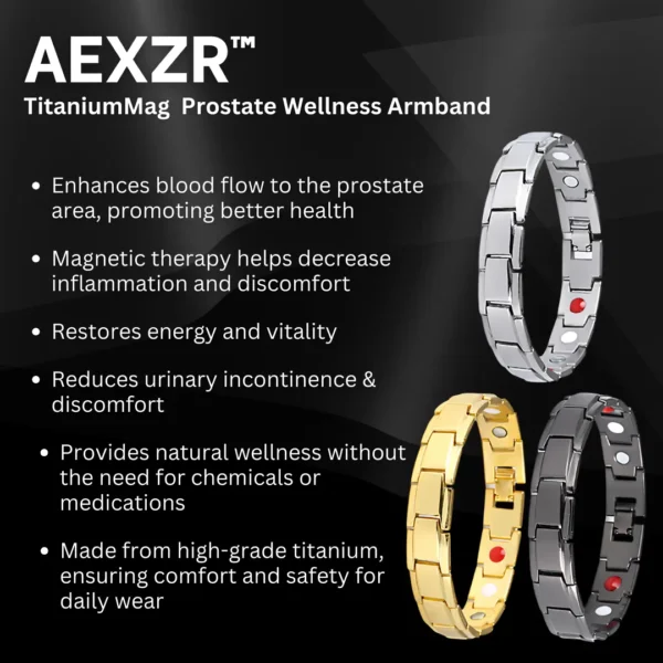 AEXZR™ TitaniumMag Prostate Wellness Armband