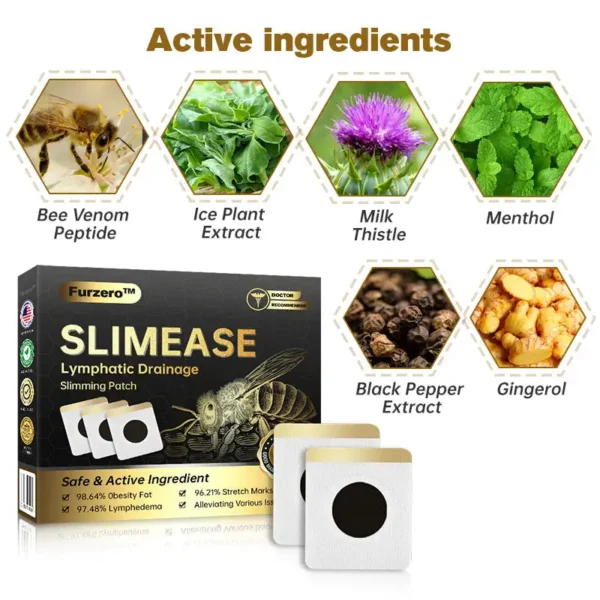 Furzero™ SlimEase Bee Venom Lymphatic Drainage Slimming Patch