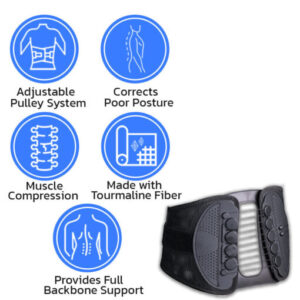 GFOUK™ Lumbar Spine and Posture Support Tourmaline Belt