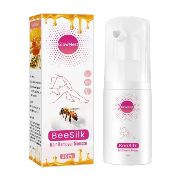 GlowNest™ BeeSilk Hair Removal Mousse