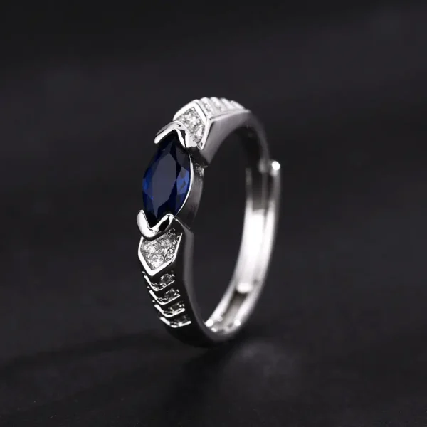 Histone Magnetology Moissanite Diamond Ring