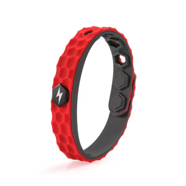 Negative Ion Microcurrent Far Infrared Technology Silicone Bracelet