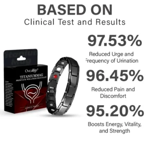 Oveallgo™ Titanium Magentique Prostate Wellness Bracelet