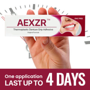 AEXZR™ Thermoplastic Denture Grip Adhesive