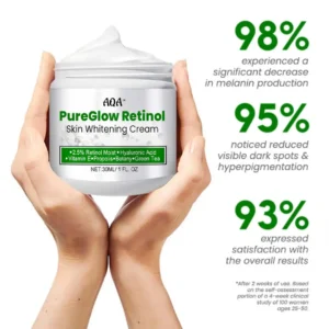 AQA™ PureGlow Retinol Skin Whitening Cream