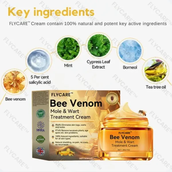 FLYCARE™ Bee Venom Mole & Wart Treatment Cream