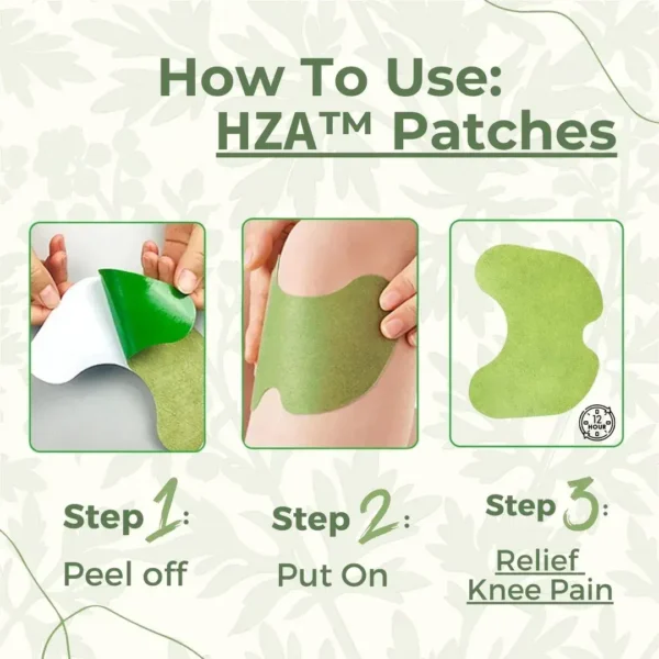 HZA™ - Natural Knee Pain Patches