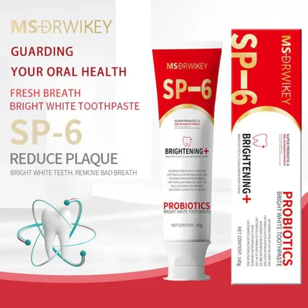 Super Probiotic-6 Toothpaste with 6 Probiotics oalance Oral microbiota strength