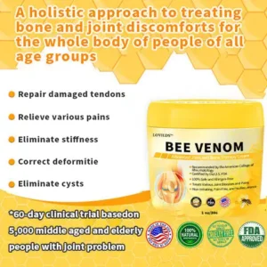 𝐋𝐎𝐕𝐈𝐋𝐃𝐒™ Bee Venom Advanced Joint and Bone Therapy Cream