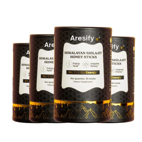 Aresify® Shilajit Honey Sticks