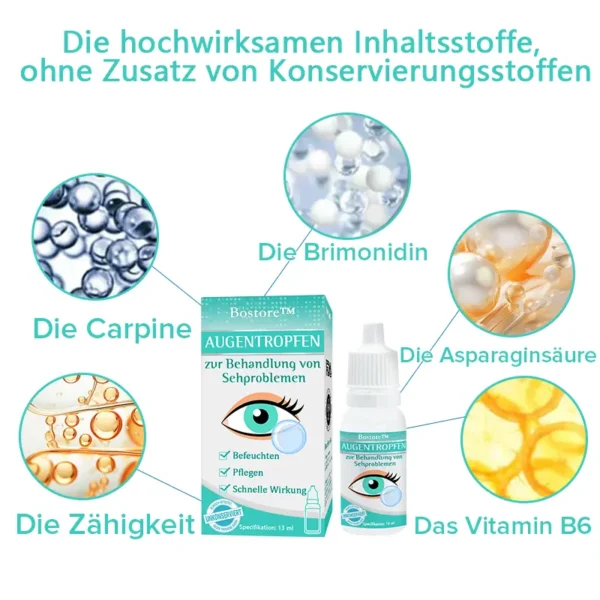 Bostorer™ Augentropfen zur Behandlung von Sehproblemen