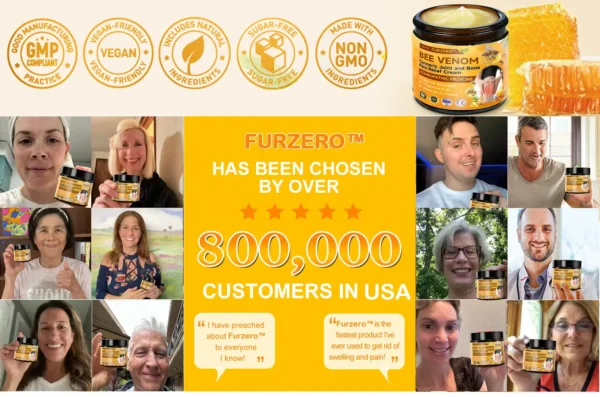 Furzero™ Bee Venom & Turmeric Joint and Bone Pain Relief Cream